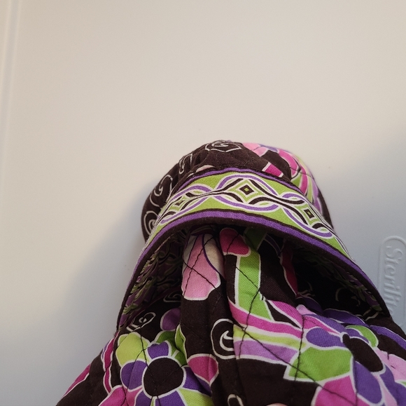 Vera Bradley Purple Punch Satchel Bag - retired pattern - Picture 11 of 14